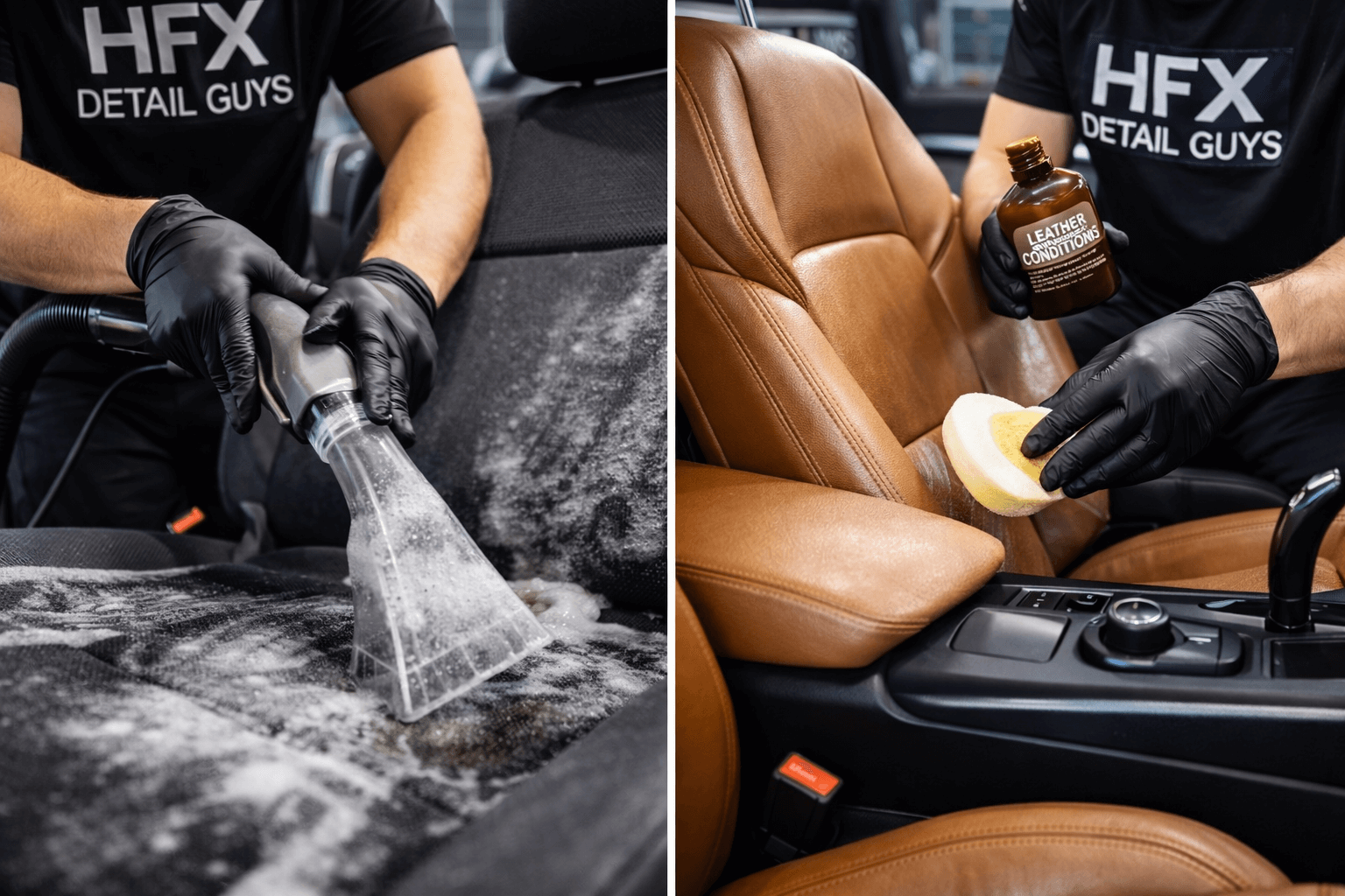 Seaats shampooing and conditioning by hfx detail guys