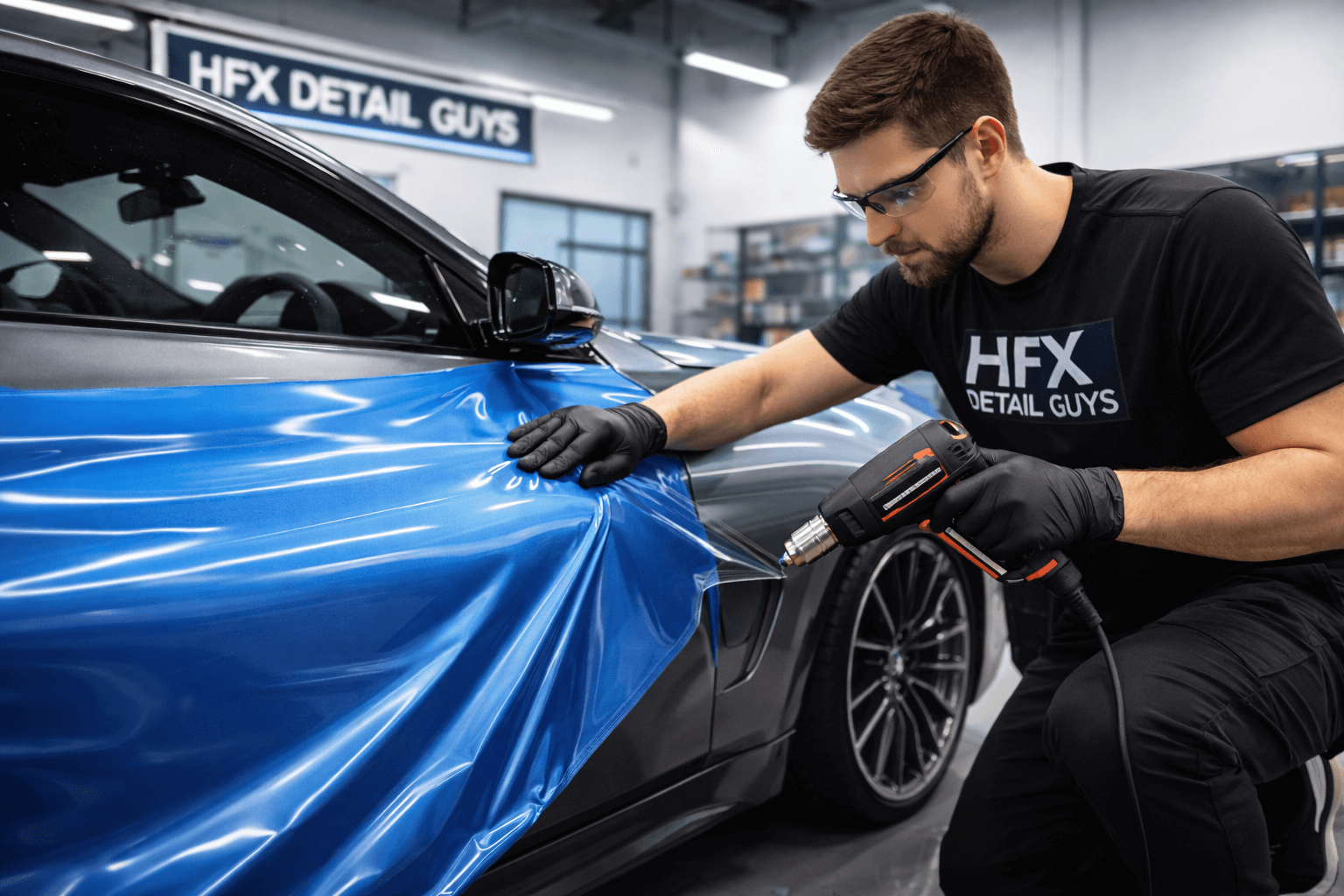 HFX Detail Guys apply wrap